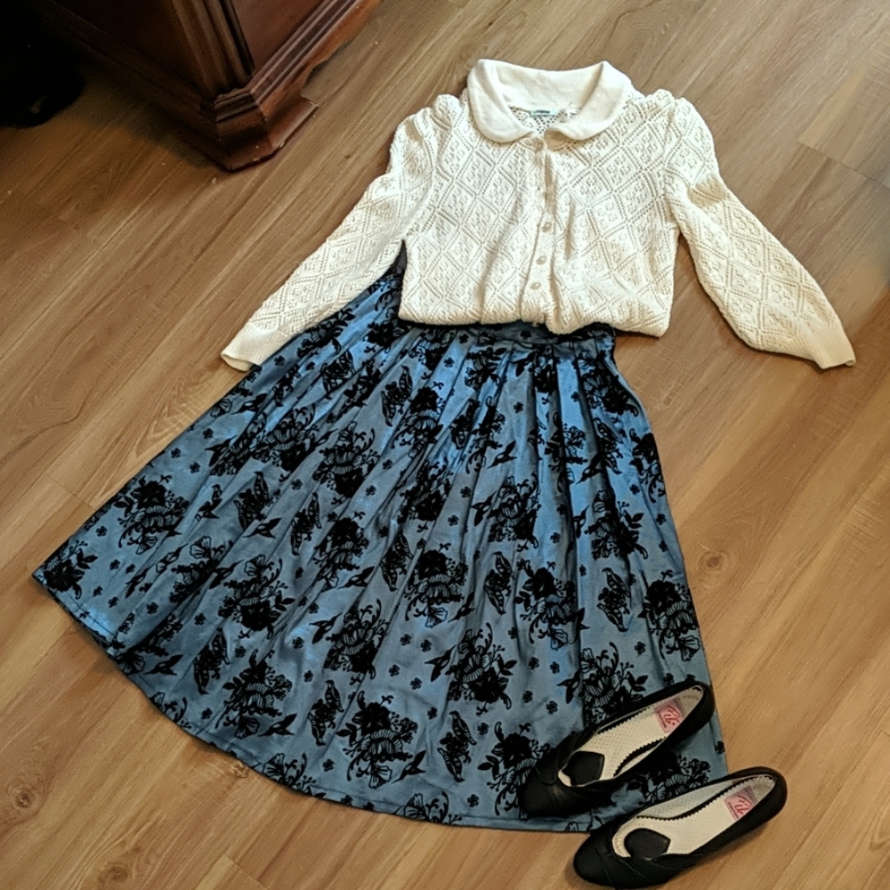 Voodoo Vixen Floral Skirt